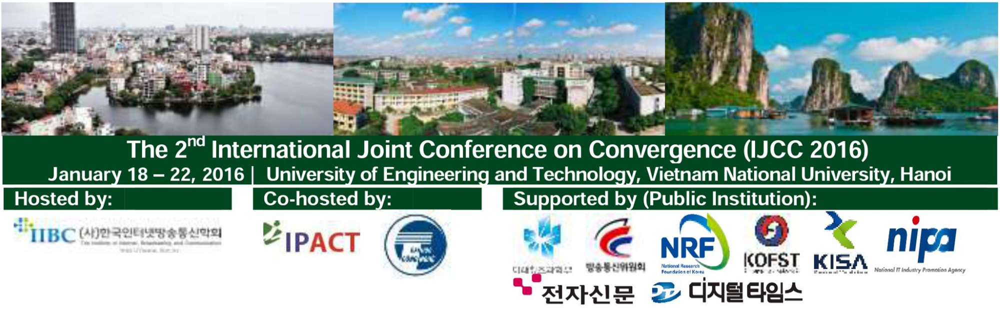 The 2nd International Joint Conference on Convergence